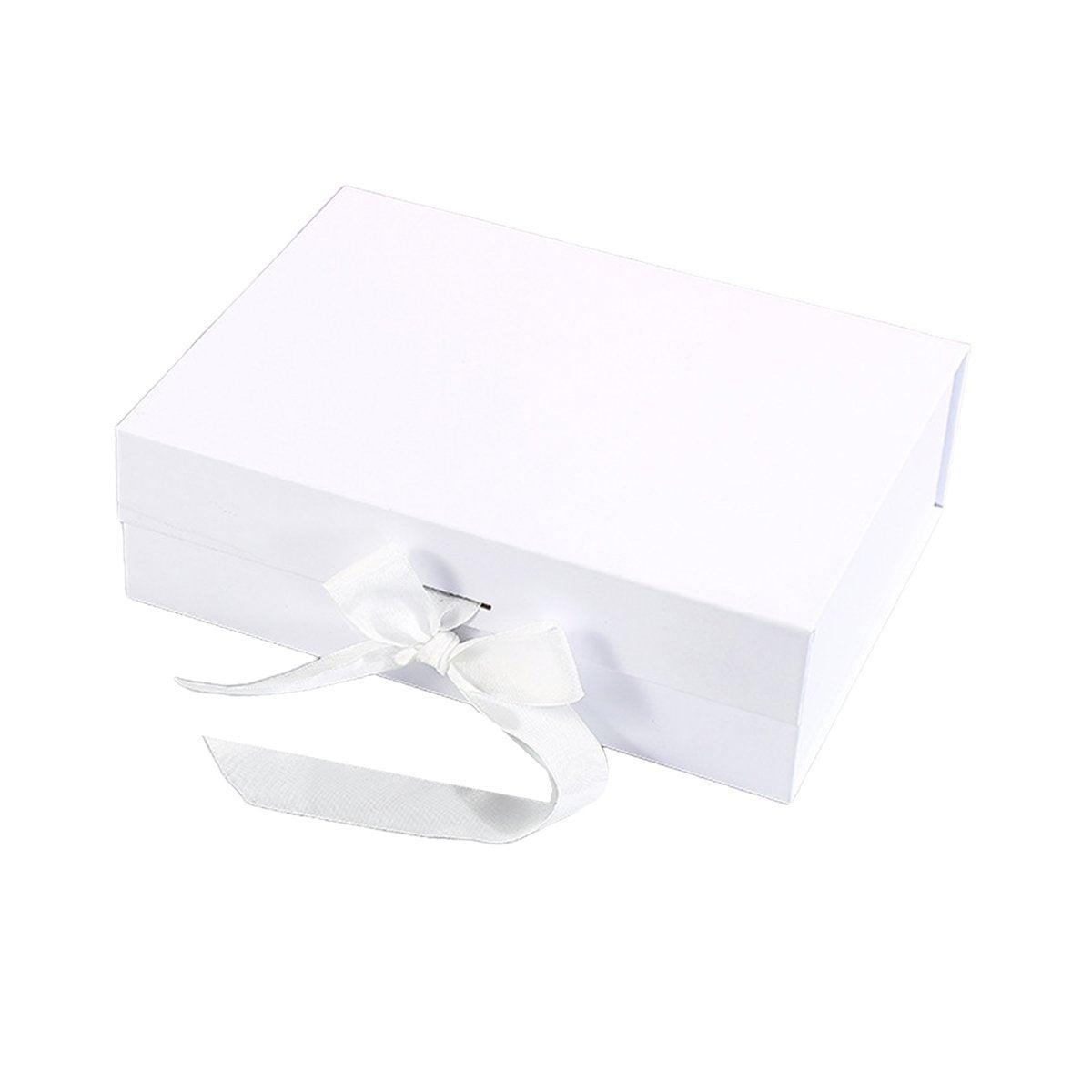 5X Medium Premium Gift Boxes with Ribbon Multi-Color Hamper Packaging Set - Orange V528-GIFT-BOX-5PCS-23-17-7-ORANGE-263751