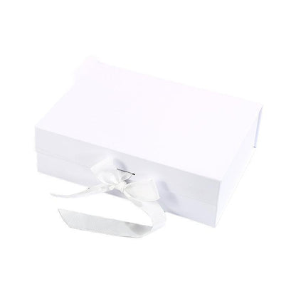 Elegant Ribbon Flip Folding Gift Boxes Multiple Colors High-Quality Cardboard - Pink V528-GIFT-BOX-5PCS-31-27-88-PINK-675820