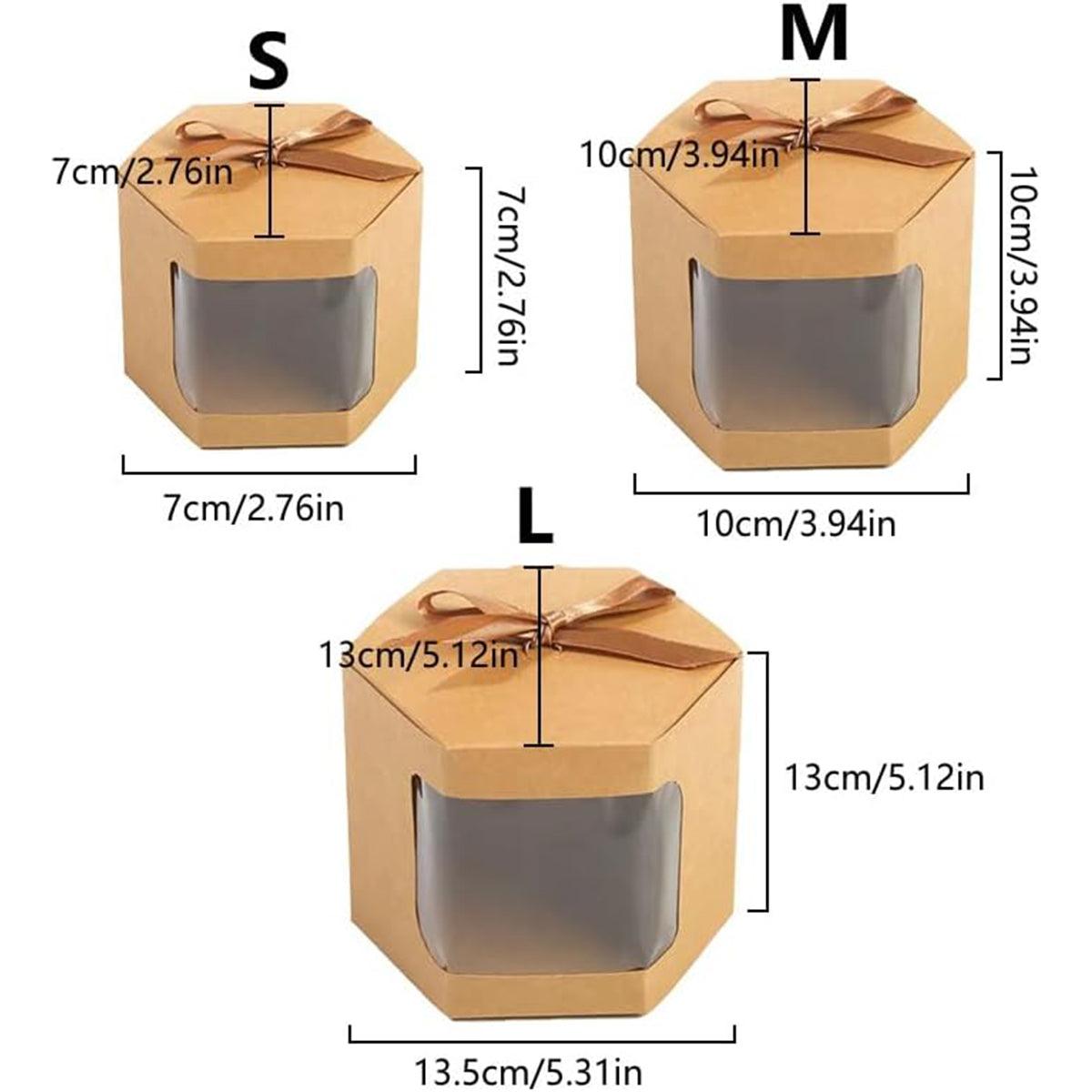 20PCS Small Gift Box Candy Storage Box Party Favor Treat Packaging Recyclable - Kraft-L V528-GIFT-BOX-KRAFT-20PCS-L-246001