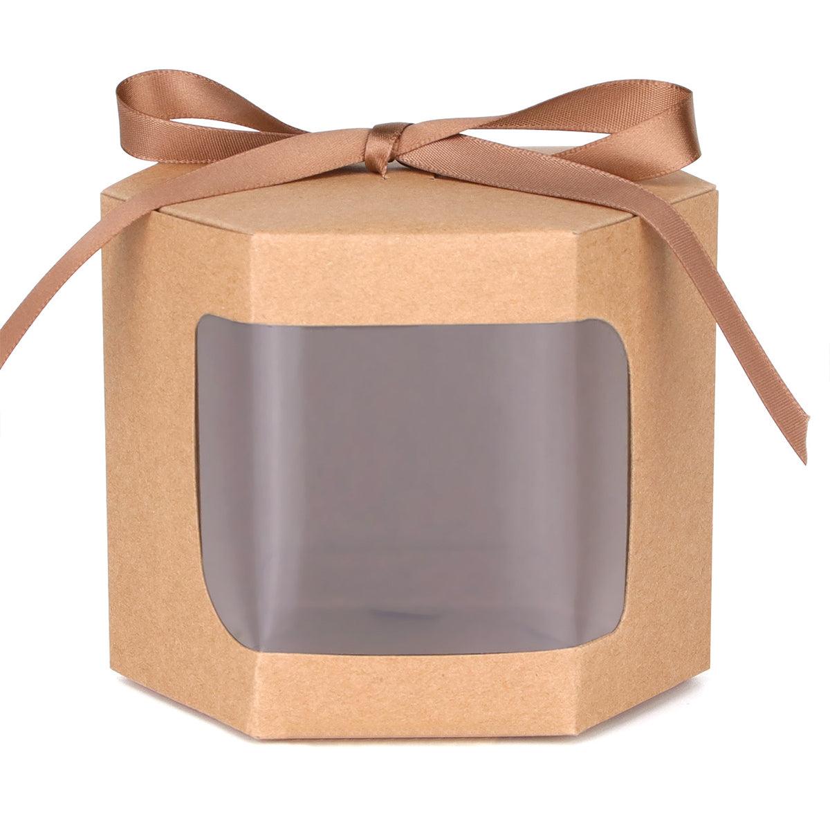 20PCS Small Gift Box Candy Storage Box Party Favor Treat Packaging Recyclable - Kraft-L V528-GIFT-BOX-KRAFT-20PCS-L-246001