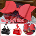 Clear Handheld Flower Gift Box Bow Fruit Flower Packaging Display Box Floral - Red V528-GIFT-BOX-RED-366786