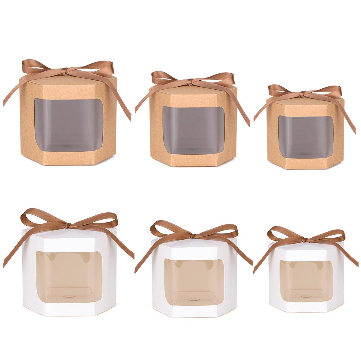 20PCS Small Gift Box Candy Storage Box Party Favor Treat Packaging Recyclable - White-S V528-GIFT-BOX-WHITE-20PCS-S-854391