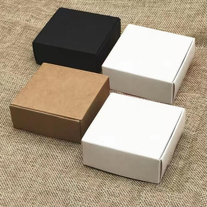 40x Paper Wedding Favour Boxes Party Favour Cookie Candy Soap Bomboniere boxes - White V528-GIFTBOX-40PCS-WHITE-955859