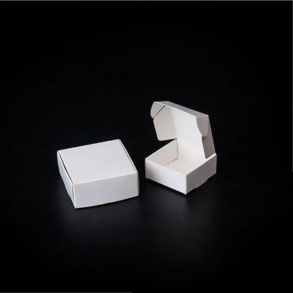40x Paper Wedding Favour Boxes Party Favour Cookie Candy Soap Bomboniere boxes - White V528-GIFTBOX-40PCS-WHITE-955859