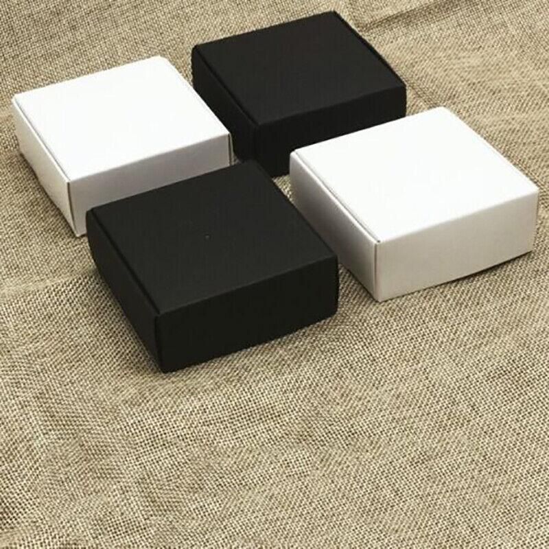 40x Paper Wedding Favour Boxes Party Favour Cookie Candy Soap Bomboniere boxes - White V528-GIFTBOX-40PCS-WHITE-955859