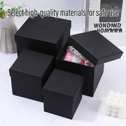 Square Gift Boxes 8pcs Empty Packaging Boxes for Favour Party Wedding Storage - Red-20x16.5cm V528-GIFTBOX-8PCS-RED-20-885720