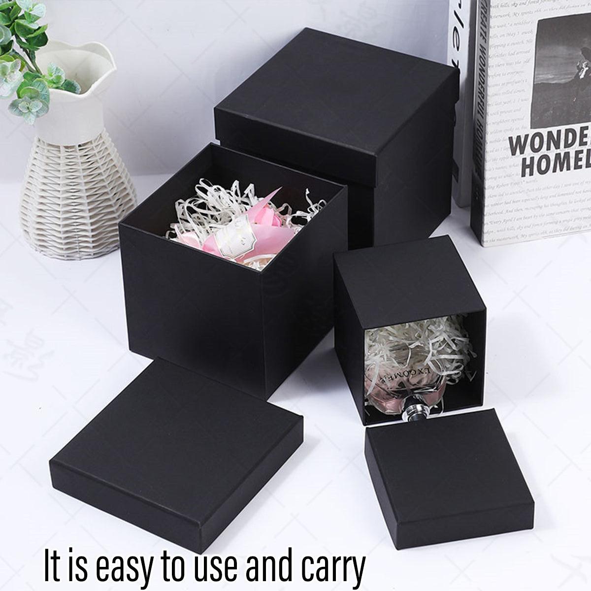 Square Gift Boxes 8pcs Empty Packaging Boxes for Favour Party Wedding Storage - Red-20x16.5cm V528-GIFTBOX-8PCS-RED-20-885720