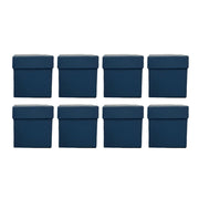 Square Gift Boxes 8pcs Empty Packaging Boxes for Favour Party Wedding Storage - Red-20x16.5cm V528-GIFTBOX-8PCS-RED-20-885720