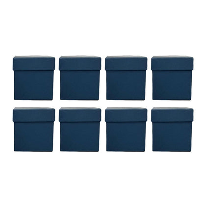 Square Gift Boxes 8pcs Empty Packaging Boxes for Favour Party Wedding Storage - Red-20x16.5cm V528-GIFTBOX-8PCS-RED-20-885720