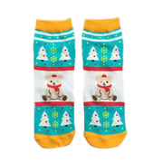 Christmas Socks Santa Reindeer Snowman Pattern Xmas Party Gift Stockings - Bear V528-GIFTSTOCK-BEAR-346698
