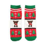 Christmas Socks Santa Reindeer Snowman Pattern Xmas Party Gift Stockings - Bear V528-GIFTSTOCK-BEAR-346698