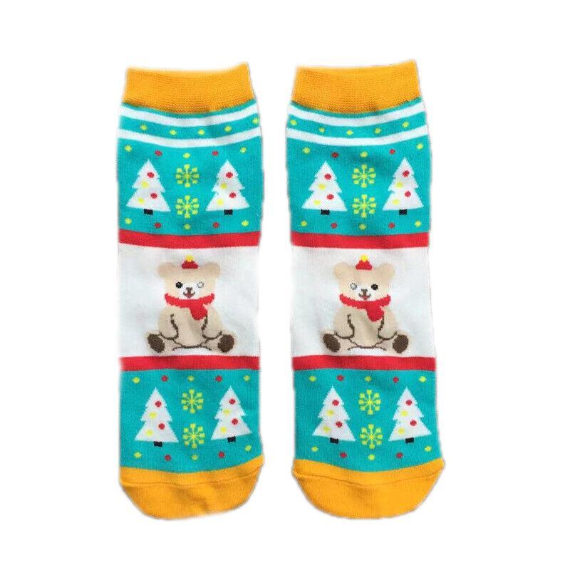 Christmas Socks Santa Reindeer Snowman Pattern Xmas Party Gift Stockings - Clown V528-GIFTSTOCK-CLOWN-127346