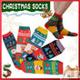 Christmas Socks Santa Reindeer Snowman Pattern Xmas Party Gift Stockings - Snowman V528-GIFTSTOCK-SNOWMAN-258463