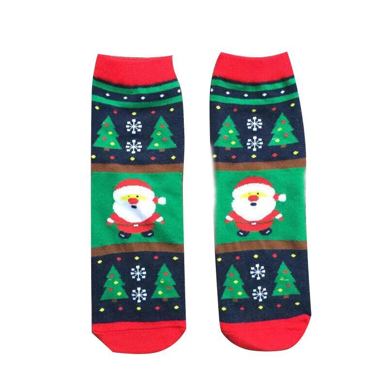 Christmas Socks Santa Reindeer Snowman Pattern Xmas Party Gift Stockings - Snowman V528-GIFTSTOCK-SNOWMAN-258463