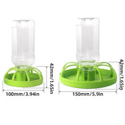 Reptile Water Bowl with Bottle for Lizard Gecko Snake Inverted Bottle Dispenser - Purple Platform L V528-GIVE-PURPLE-NW-13-442519