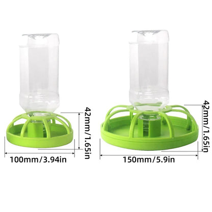 Reptile Water Bowl with Bottle for Lizard Gecko Snake Inverted Bottle Dispenser - Purple Platform S V528-GIVE-PURPLE-NW-14-867028