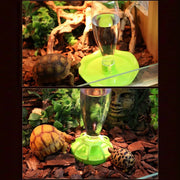 Reptile Water Bowl with Bottle for Lizard Gecko Snake Inverted Bottle Dispenser - Purple Platform S V528-GIVE-PURPLE-NW-14-867028