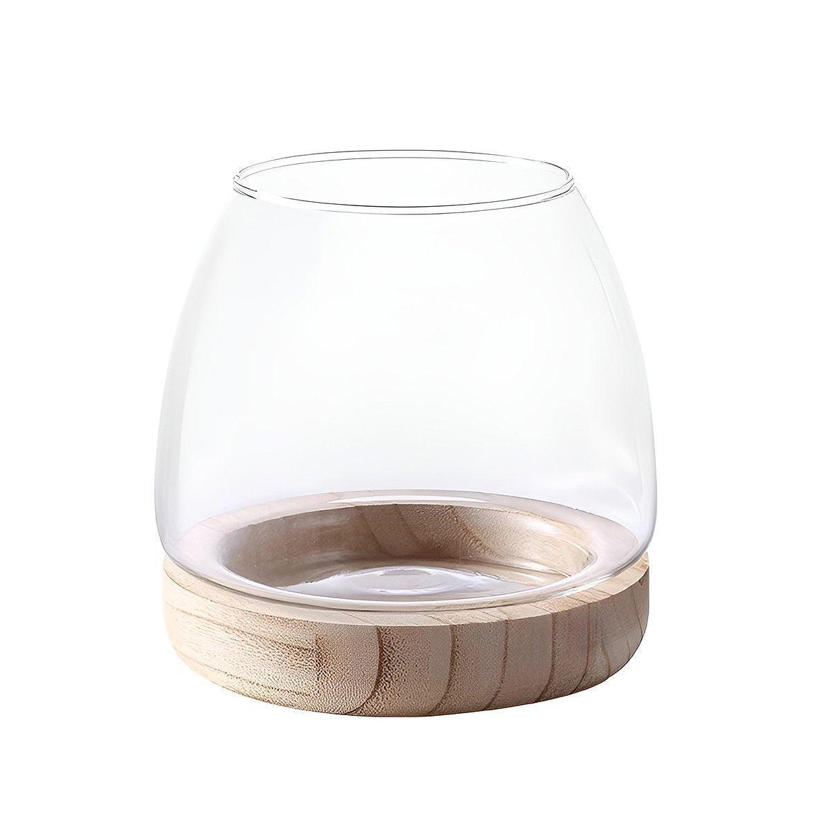 Japanese Style Small Glass Vases Fish Tank for Elegant Home Decor - S V528-GLASS-AQUARIUM-S-317243