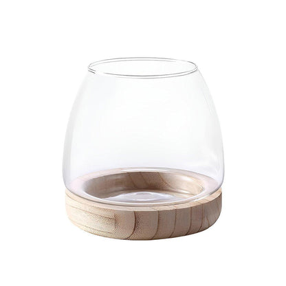 Japanese Style Small Glass Vases Fish Tank for Elegant Home Decor - S V528-GLASS-AQUARIUM-S-317243