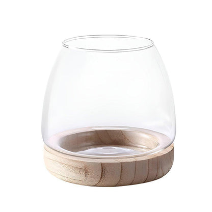 Japanese Style Small Glass Vases Fish Tank for Elegant Home Decor - S V528-GLASS-AQUARIUM-S-317243