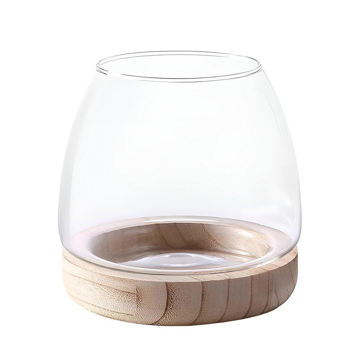 Japanese Style Small Glass Vases Fish Tank for Elegant Home Decor - S V528-GLASS-AQUARIUM-S-317243