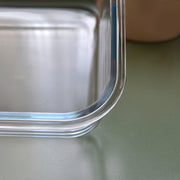 Glass Food Storage Container 1040ml Lunch Bento Box with Lid for Kitchen Prep V528-GLASS-CRISPER-V6872-764584
