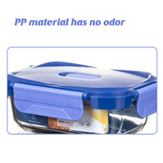 Glass Food Storage Container 1040ml Lunch Bento Box with Lid for Kitchen Prep V528-GLASS-CRISPER-V6872-764584