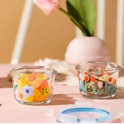 2pcs Glass Food Lunch Box Portable Fresh Seal Storage Container for Meal V528-GLASS-LUNCH-BOX-2PCS-769113