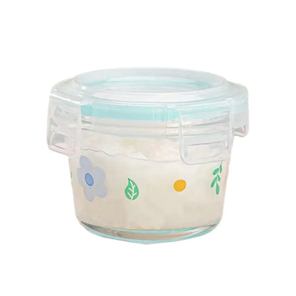 2pcs Glass Food Lunch Box Portable Fresh Seal Storage Container for Meal V528-GLASS-LUNCH-BOX-2PCS-769113