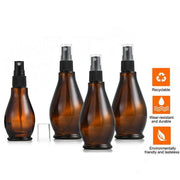 30-100Ml Amber Glass Essential Oil Spray Roller Bottles Mist Sprayer Containers - 30 ML 10PCS