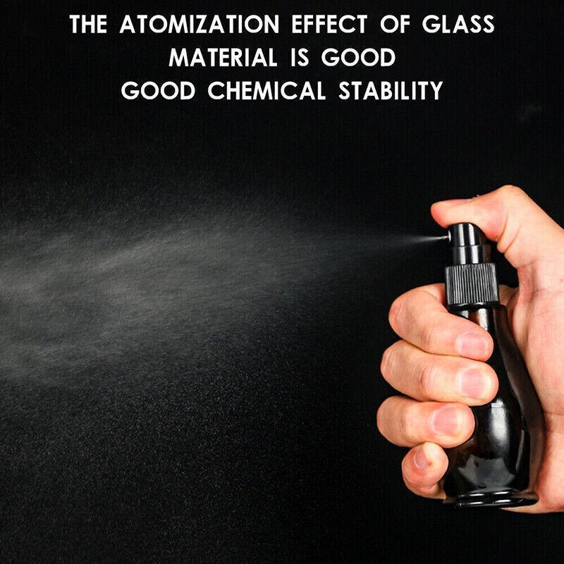30-100Ml Amber Glass Essential Oil Spray Roller Bottles Mist Sprayer Containers - Upgrade 100 ML 5PCS V528-GLASSBOTTLE-UP100ML-5PCS-32572