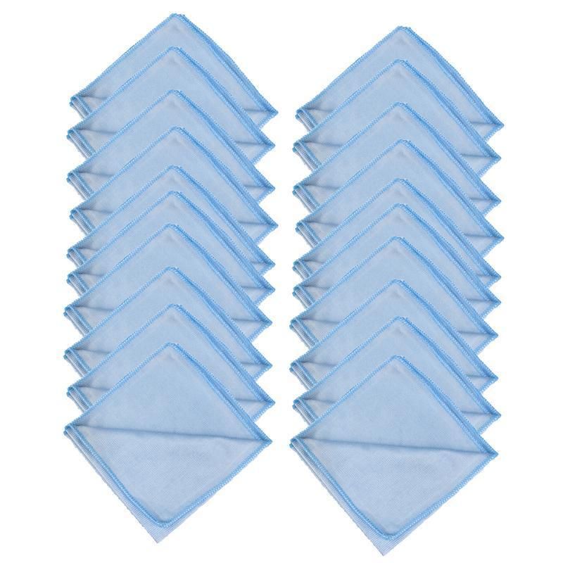 5/20 Pcs Microfibre Glass Cleaning Cloth Car Towel Window Dish Washing 40X40 Cm - 20 PCs V528-GLASSCLEANINGCLOTH-20PCS-614399