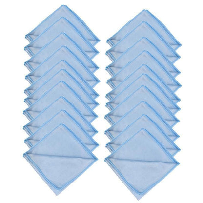 5/20 Pcs Microfibre Glass Cleaning Cloth Car Towel Window Dish Washing 40X40 Cm - 20 PCs V528-GLASSCLEANINGCLOTH-20PCS-614399