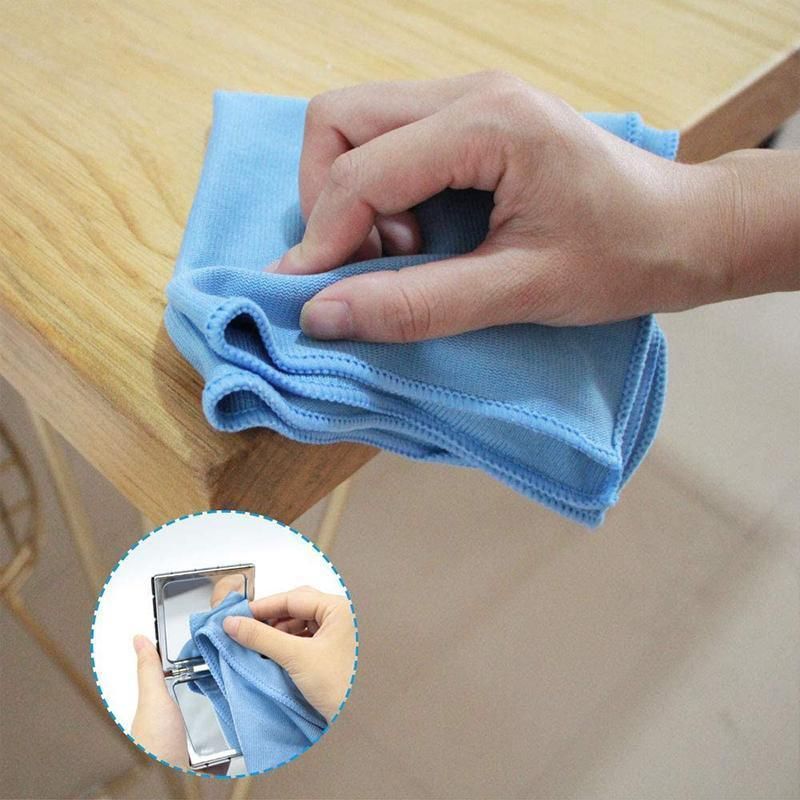 5/20 Pcs Microfibre Glass Cleaning Cloth Car Towel Window Dish Washing 40X40 Cm - 20 PCs V528-GLASSCLEANINGCLOTH-20PCS-614399