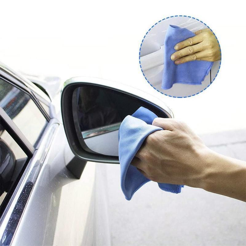 5/20 Pcs Microfibre Glass Cleaning Cloth Car Towel Window Dish Washing 40X40 Cm - 20 PCs V528-GLASSCLEANINGCLOTH-20PCS-614399