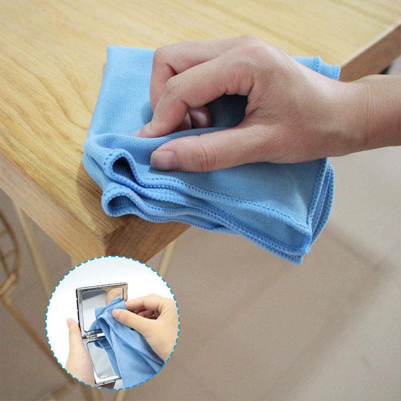 5/20 Pcs Microfibre Glass Cleaning Cloth Car Towel Window Dish Washing 40X40 Cm - 5 PCs V528-GLASSCLEANINGCLOTH-5PCS-418354