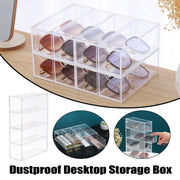 Stackable Acrylic Glasses Sunglasses Display Box Four Layer Drawer Storage V528-GLASSES-CASE-4TH-FLOOR-742995