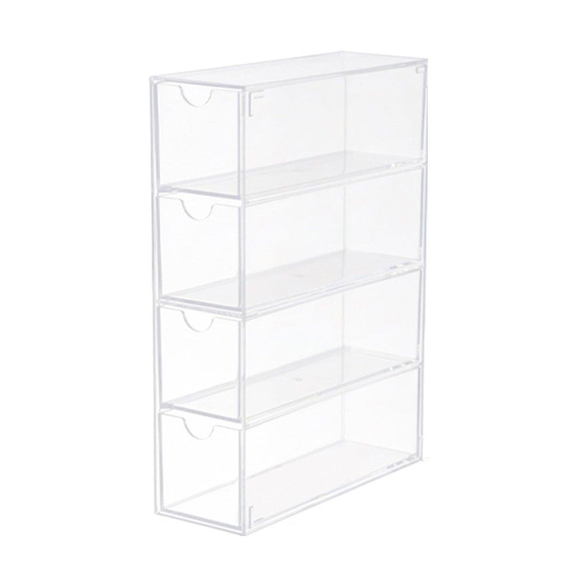 Stackable Acrylic Glasses Sunglasses Display Box Four Layer Drawer Storage V528-GLASSES-CASE-4TH-FLOOR-742995