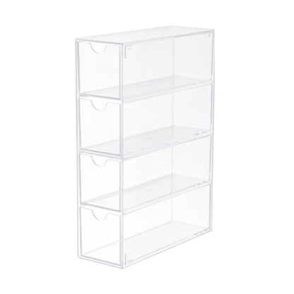 Stackable Acrylic Glasses Sunglasses Display Box Four Layer Drawer Storage V528-GLASSES-CASE-4TH-FLOOR-742995