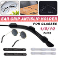 Silicone Eyeglasses Temple Hook Anti Slip Ear Grip Tips Holder for Glasses Spectacles - Transparent 5pairs V528-GLASSES-LEG-TRANS-5PAIRS-981128