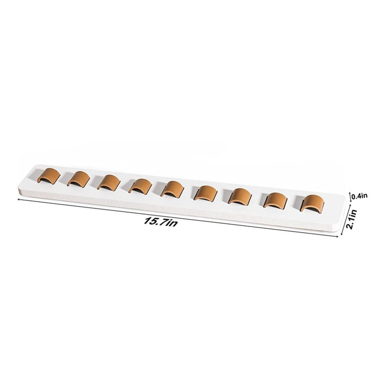 Wall Mount Glasses Storage Rack for Sunglasses Organizer Home Display Rack - White V528-GLASSES-WHITE-399628