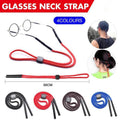 Glasses Lanyard Sports Comfortable Nylon Adjustable Spectacles Neck Strap Cord - Blue V528-GLASSESACCESSORIES-BLUE-42130