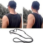 Glasses Lanyard Sports Comfortable Nylon Adjustable Spectacles Neck Strap Cord - Red V528-GLASSESACCESSORIES-RED-33970