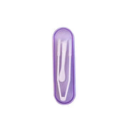 Contact Lens Tweezers Stick Inserter Remover Tool Kit Tip Storage Case Box Set - Purple V528-GLASSESCASELENGTH-PURPLE-55034