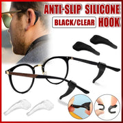 Silicone Glasses Ear Hooks Anti Slip Grip Spectacle Holder Sports Temple Tips - Clear V528-GLASSESHOLDER-CLEAR-234547