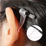Silicone Glasses Ear Hooks Anti Slip Grip Spectacle Holder Sports Temple Tips - Clear V528-GLASSESHOLDER-CLEAR-234547