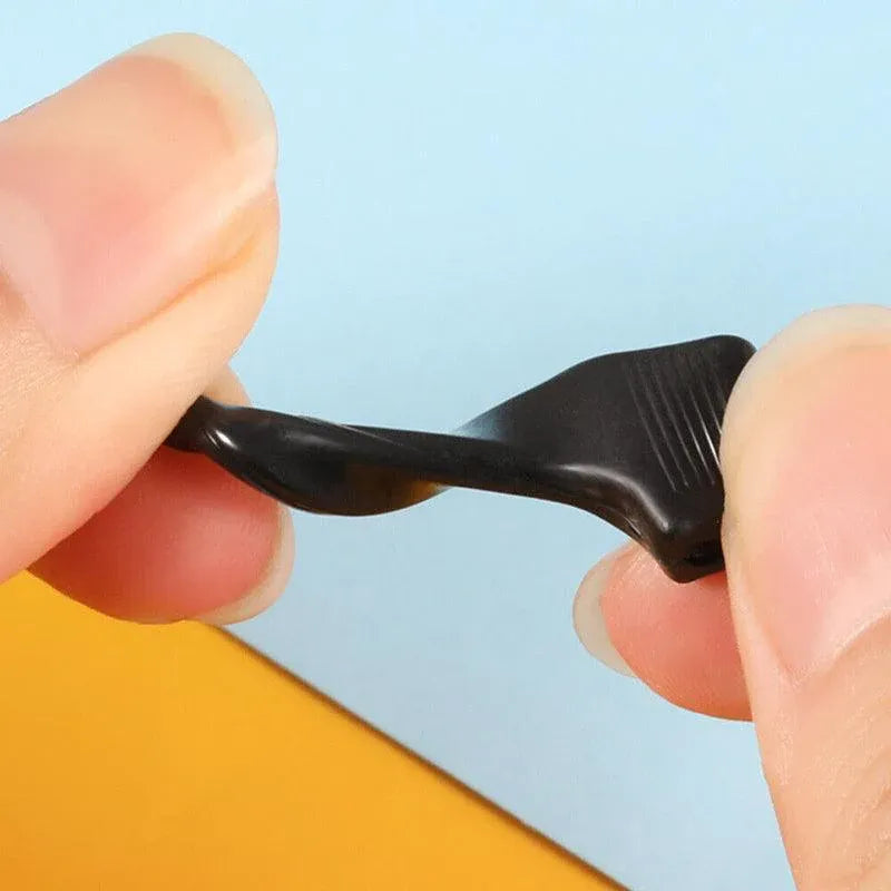 Silicone Glasses Ear Hooks Anti Slip Grip Spectacle Holder Sports Temple Tips - Clear V528-GLASSESHOLDER-CLEAR-234547