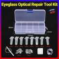 Eyeglass Sun Glasses Optical Repair Tool Screw Nut Nose Pad Assortment Set Kit V528-GLASSESMAINTENANCEKIT-390197