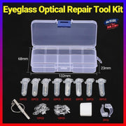 Eyeglass Sun Glasses Optical Repair Tool Screw Nut Nose Pad Assortment Set Kit V528-GLASSESMAINTENANCEKIT-390197