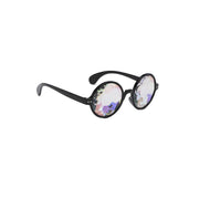 Festival Rave Kaleidoscope Glasses Prism Lens Crystal Effect Party Sunglasses - White V528-GLASSESRAVE-WHITE-980071
